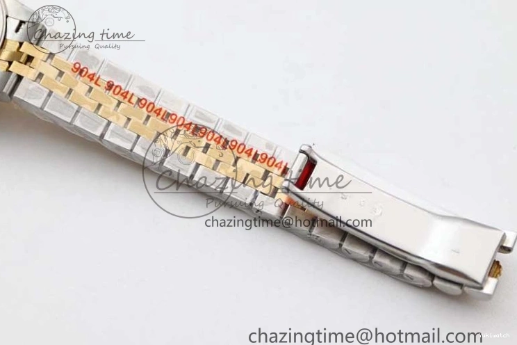 279179 TWF Best YG White SS NH05 Diamonds Bracelet Datejust Jubilee Dial 28mm Markers Edition SS on YG 0408